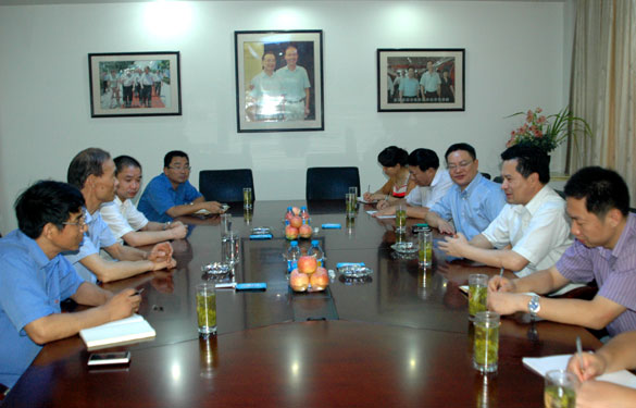 常州市质监局局长王坚刚一行来GA黄金甲调研