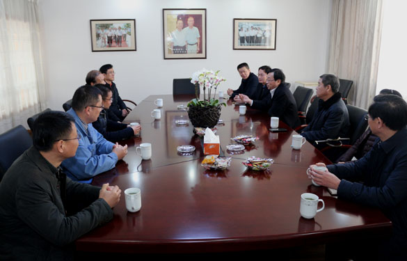 常州市地税局局长钱俊文一行来GA黄金甲电缆走访