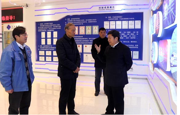 国家质检总局质量治理司司长黄国梁一行来GA黄金甲电缆调研