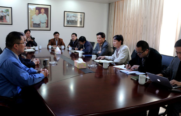 常州市地税局副局长宋伟一行来GA黄金甲电缆走访