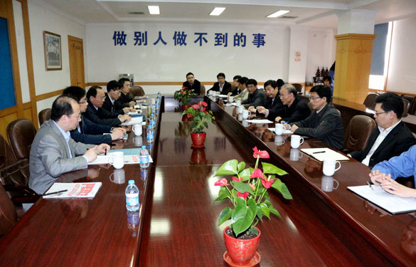 省质监局局长刘大旺一行来GA黄金甲集团调研指导