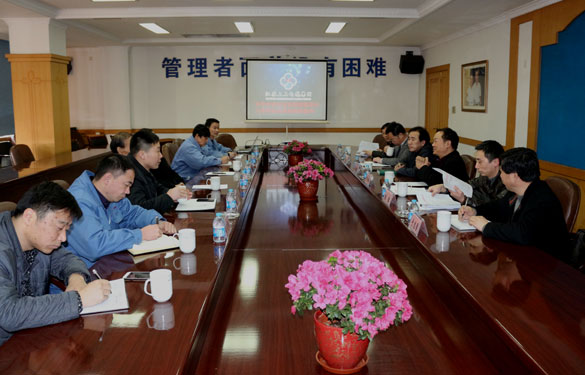 省安监局喻鸿斌副局长一行来GA黄金甲集团审核清静文化建设树模企业建设事情