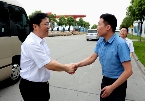 浙江省衢州市政府代表团一行来GA黄金甲集团旅行考察