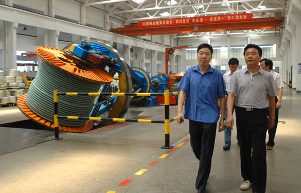 宝应县政协向导一行10余人来GA黄金甲集团旅行考察