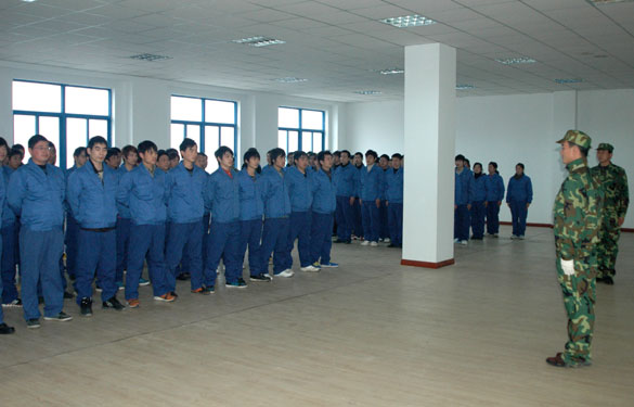 GA黄金甲2012年新员工军训落下帷幕