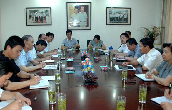 常州市中级人民法院向导来GA黄金甲集团调研