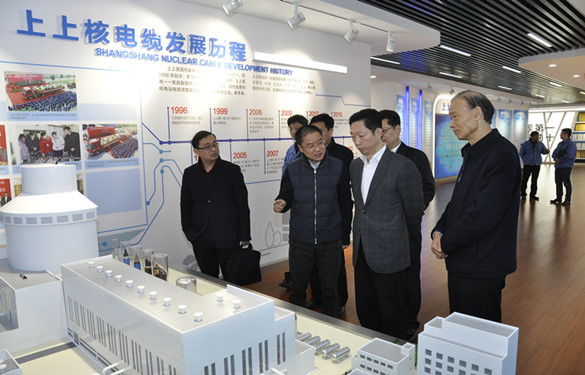 常州市委常委、纪委书记张春福一行来GA黄金甲电缆旅行考察