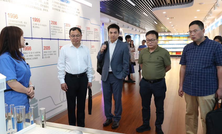 常州市委统战部课题组来GA黄金甲电缆考察调研